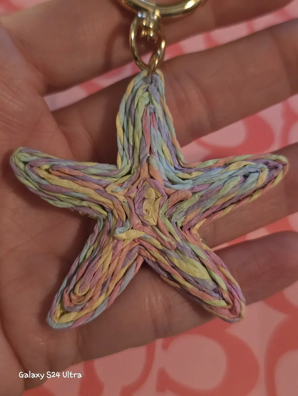 Starfish Bag Charm/ Keychain NEW